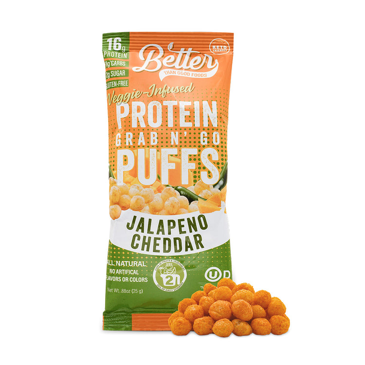 Jalapeño Cheddar Protein Puffs