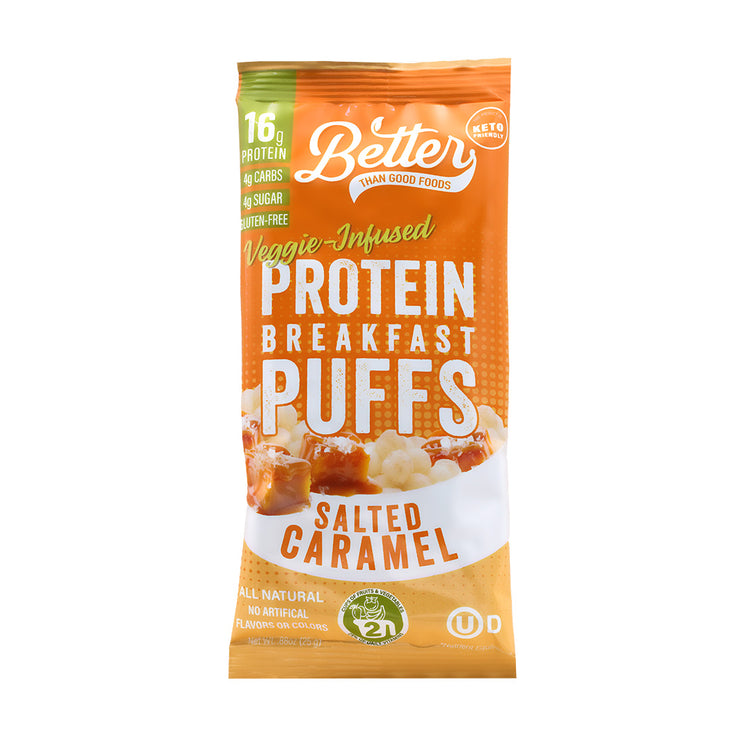 Salted Caramel Protein Puffs